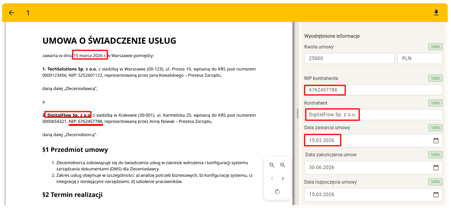Konfiguracja szablonu — paszport